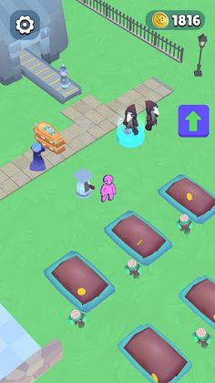 Creepy Idle: Tomb Park Tycoon - Screenshot 2