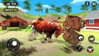Scary Cow Rampage Sim Games 3D - Screenshot 1