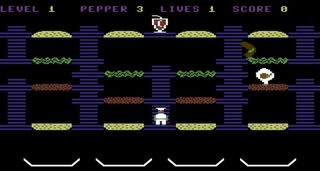 C64 Burger Time - Screenshot 1