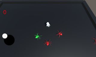 거미 먹기 피하기 게임 - Screenshot 1