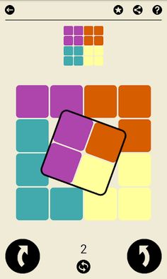 Ruby Square: puzzle game - Screenshot 1