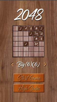 2048 wooden - Screenshot 1