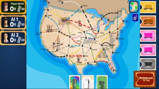 Passagers board the train game - Screenshot 1