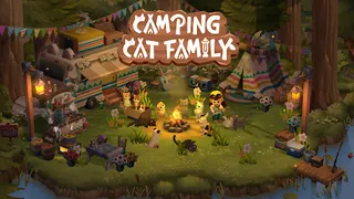 Camping Cat Family - Screenshot 1