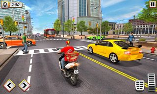 Pizza Delivery Boy Bike Games - Screenshot 1