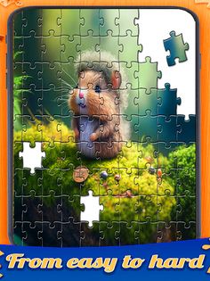 Hamster jigsaw match puzzle - Screenshot 4