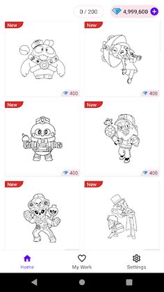 Coloring Pages for Brawl BS - Screenshot 4