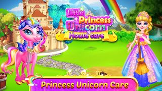 Princess unicorn house care - Screenshot 1