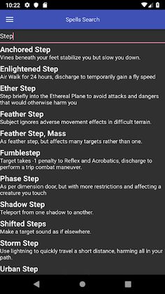 Traveling Spellbook for Pathfi - Screenshot 1