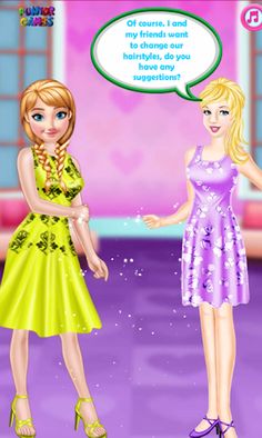 Ice Princess Short Hair Salon - Screenshot 3