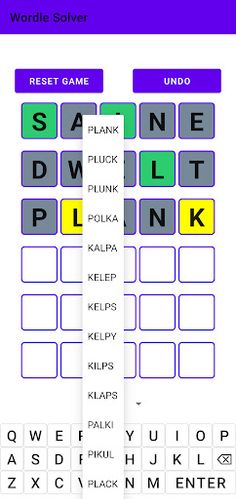 Solver for Wordle - Screenshot 3