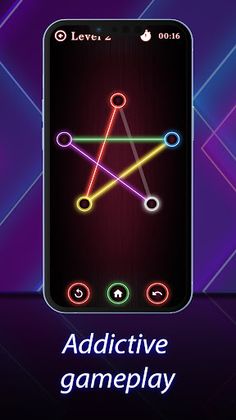 Neon Line One Touch - Screenshot 3