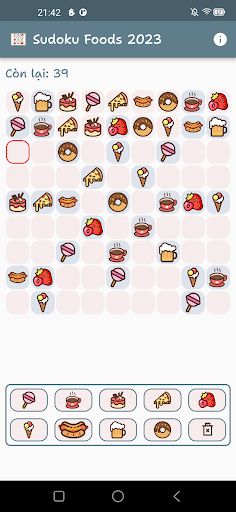 Sudoku Foods 2023 - Screenshot 1