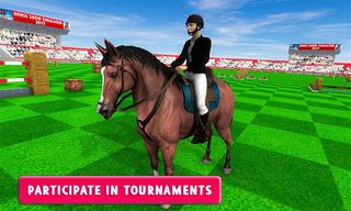 Horse Racing Jump: Horse Games - Screenshot 1