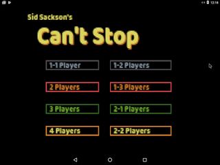 Can't Stop - Screenshot 1