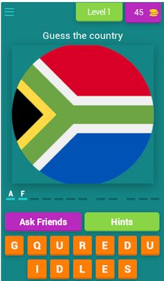 country name quiz - Screenshot 1