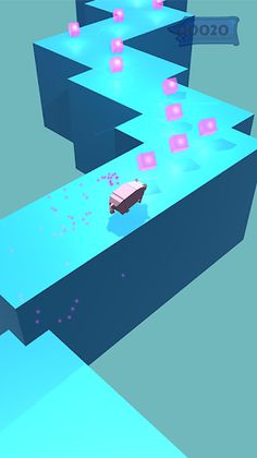 Piggy zig zag run 3D! - Screenshot 1