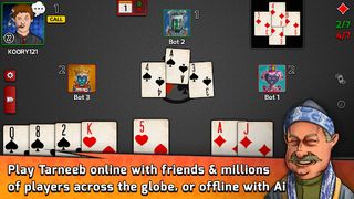 Pocket Tarneeb - Screenshot 1