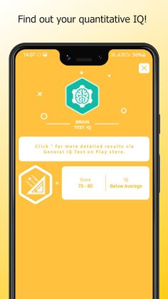Quantitative IQ test: Intellig - Screenshot 1