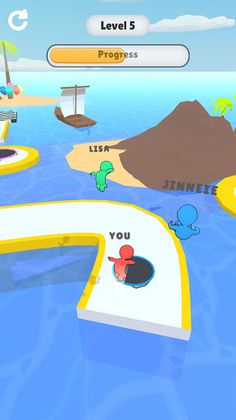 Trampoline run - Screenshot 1