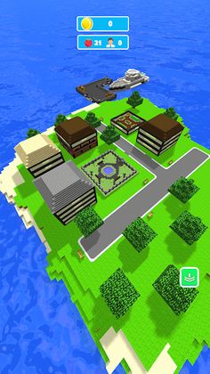Island Craft 3D: City Build - Screenshot 1