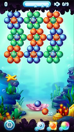Bubble Shooter - Ocean - Screenshot 2