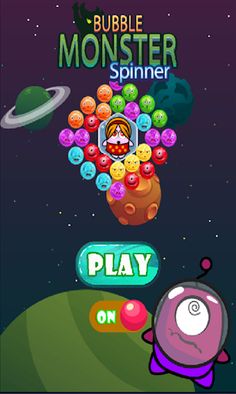 Bubble Monster Spinner - Screenshot 1
