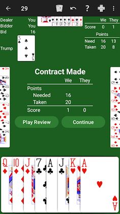 29 Card Game - Expert AI - Screenshot 2