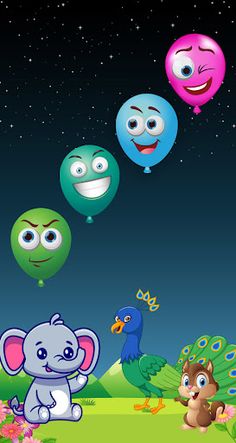 Pop Balloon Animal Sounds - Screenshot 1