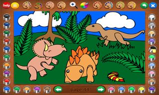 Coloring Book 21: More Dinos - Screenshot 3