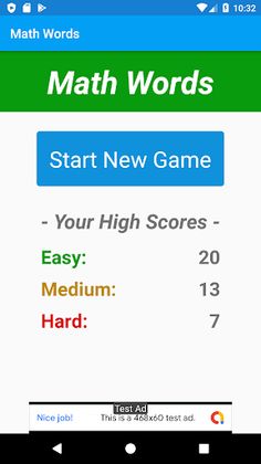 Math Words - Fun Math Game - Screenshot 1