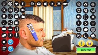 Barber Shop Hair Cut Sim Games - Screenshot 2