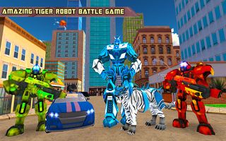 Tiger Robot Police Car Games - Screenshot 3