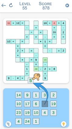 Math Cross Number Puzzle Game - Screenshot 1