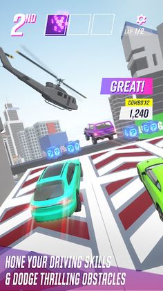 High Octane - 3D Action Racing - Screenshot 1