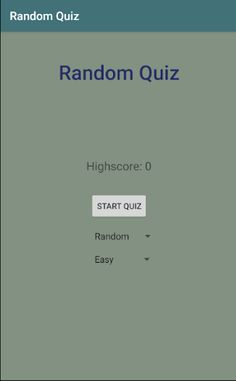 Random Quiz - Screenshot 1