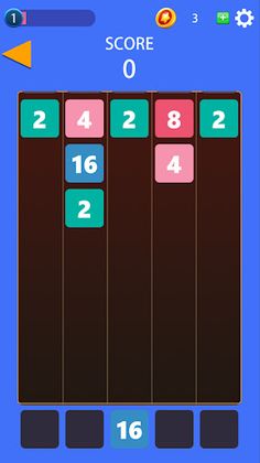 Number drop 2048 puzzle games - Screenshot 3