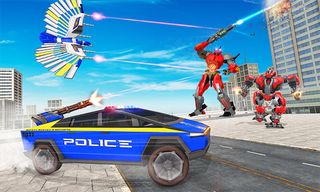 Police Eagle Robot Truck Games - Screenshot 1