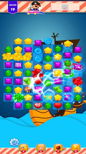 Candy Pirate: Match 3 - Screenshot 3