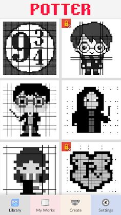 Potter Pixel Art Color - Screenshot 1