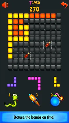 Block Blast - with snake, rock - Screenshot 4