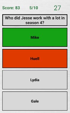 Breaking Bad Quiz - Screenshot 3