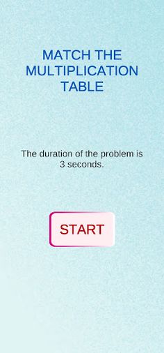 Match the multiplication table - Screenshot 1