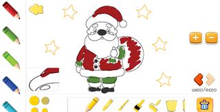 Santa Christmas Coloring Book - Screenshot 1