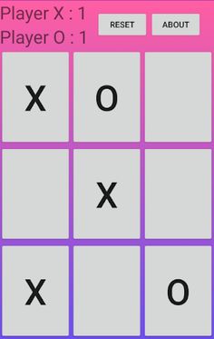 Tic Tac Toe (Player vs Player) - Screenshot 1
