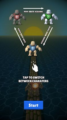 Rock-Paper-Scissors Run - Screenshot 2