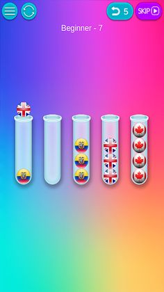 Puzz Challenge: Flags Sorting! - Screenshot 1