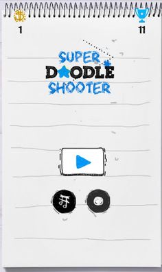 Super Doodle Shooter Game - Screenshot 1