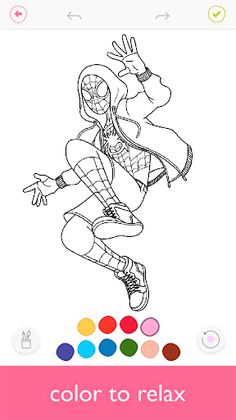 Miles Morales Coloring Book - Screenshot 1