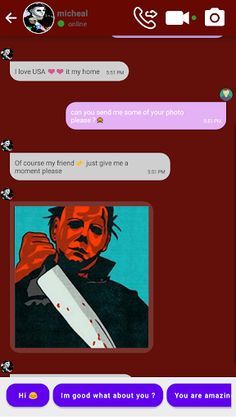 Michael Myers Fake call Video - Screenshot 2